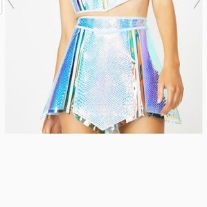 NWT Opulent empress hologram skirt